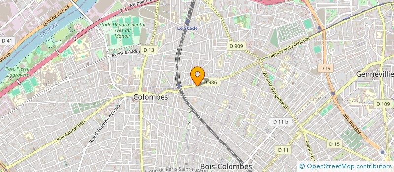 localisation de l'entreprise GIMIC à COLOMBES