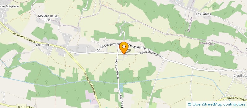 localisation de l'entreprise GIMIGA  SAINT-CHEF