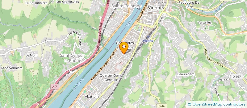 localisation de l'entreprise GIMINI'S  VIENNE