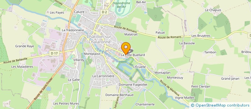 localisation de l'entreprise GIMIVAL à CHATILLON-SUR-CHALARONNE