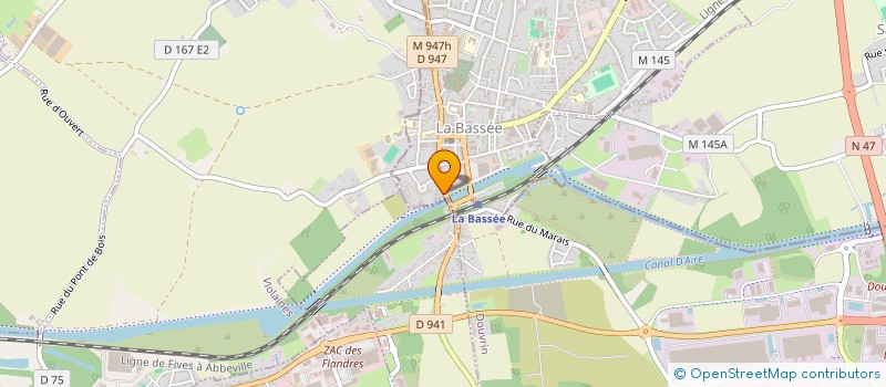 localisation de l'entreprise GIMLIT  LA BASSEE