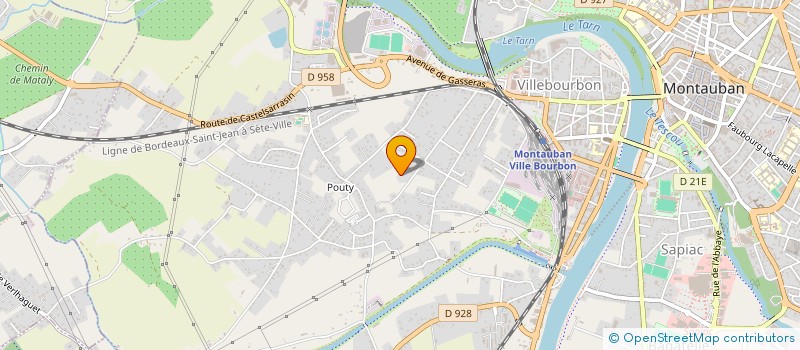 localisation de l'entreprise GIMMA  MONTAUBAN