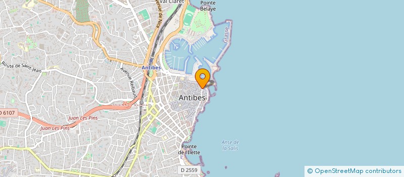 localisation de l'entreprise GIMMAE à ANTIBES
