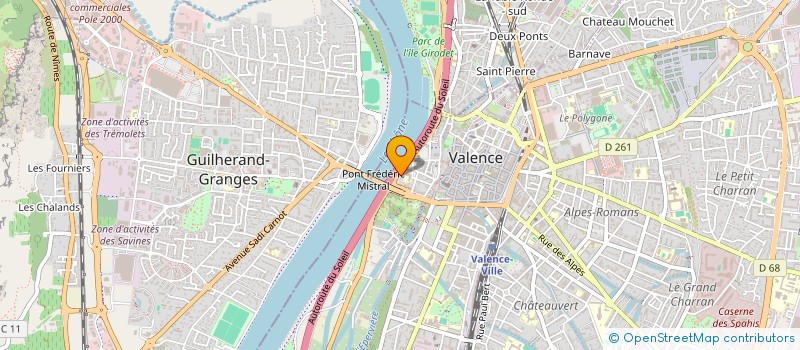 localisation de l'entreprise GIMMCO  VALENCE