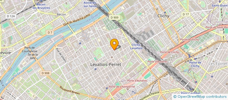 localisation de l'entreprise GIMME SHELTER à LEVALLOIS-PERRET