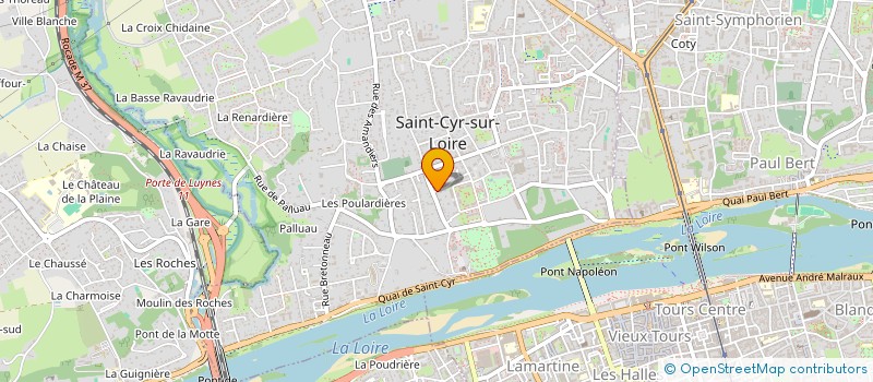 localisation de l'entreprise GIMME SHELTER  SAINT-CYR-SUR-LOIRE