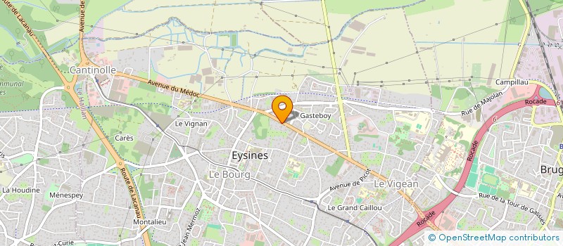 localisation de l'entreprise GIMMO à EYSINES