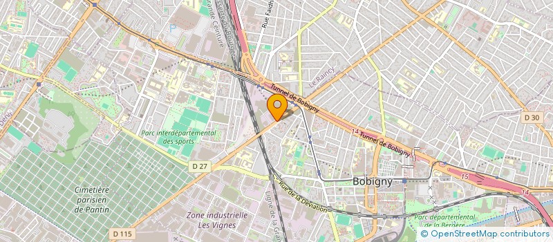 localisation de l'entreprise GIMMO92  BOBIGNY