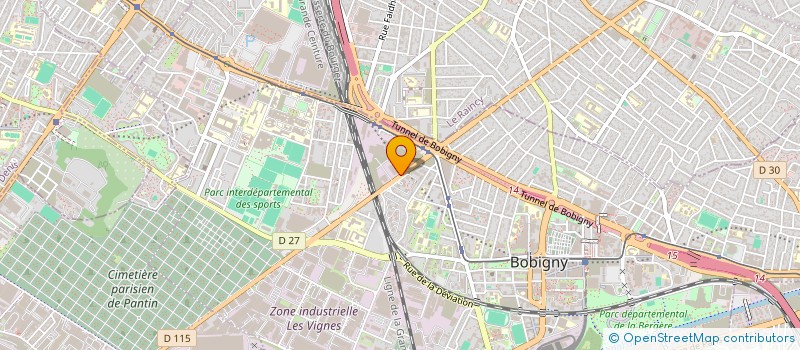 localisation de l'entreprise GIMMO95  BOBIGNY