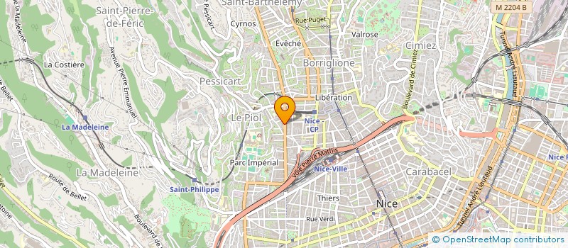 localisation de l'entreprise GIMO à NICE