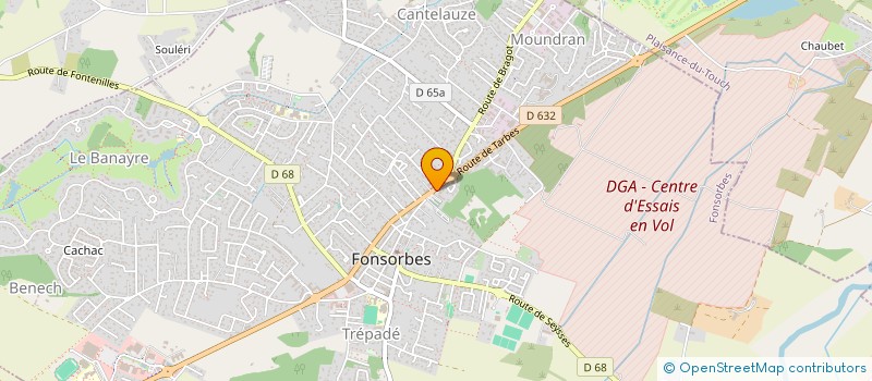 localisation de l'entreprise GIMOC  FONSORBES