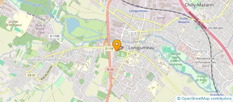 localisation de l'entreprise GIMOEXPERT à LONGJUMEAU