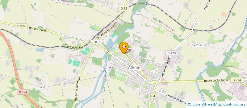 localisation de l'entreprise GIMONT CONTAINER  GIMONT