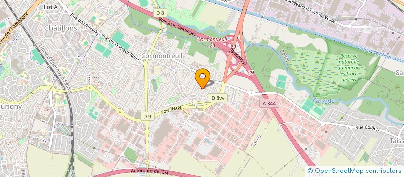 localisation de l'entreprise GIMOP  CORMONTREUIL