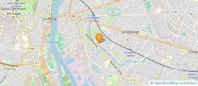 localisation de l'entreprise GIMP  LE VESINET