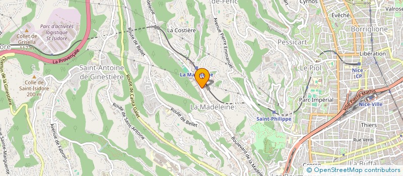 localisation de l'entreprise GIMS à NICE