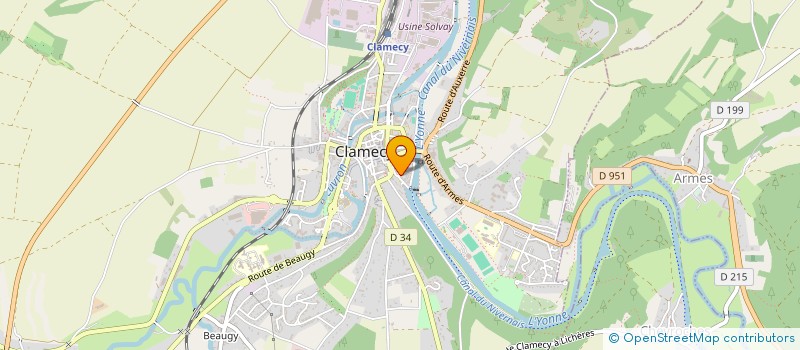 localisation de l'entreprise GIMS LOCATION  CLAMECY