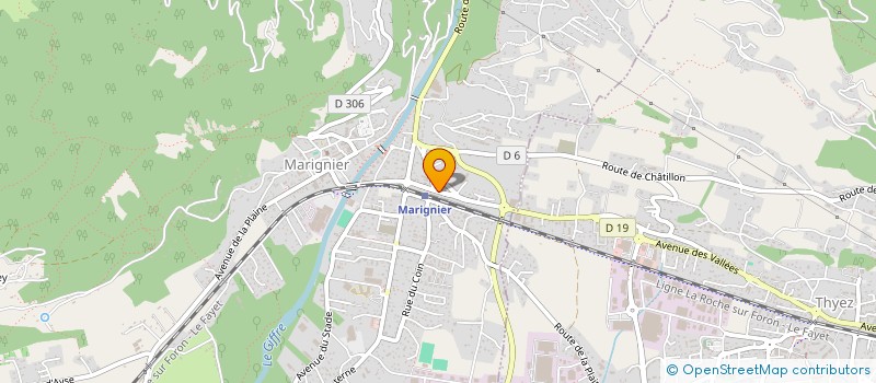 localisation de l'entreprise GIMS SYNDIC  MARIGNIER