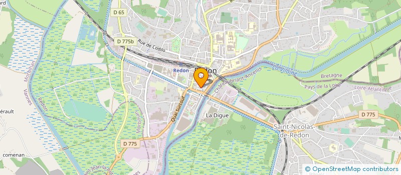 localisation de l'entreprise GIMTO  REDON