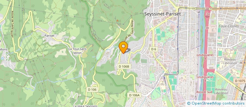 localisation de l'entreprise GIMVER  SEYSSINET-PARISET