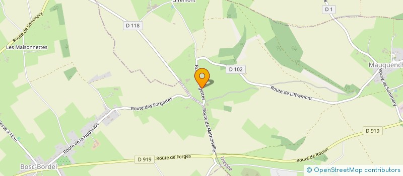 localisation de l'entreprise GIN AND JEN  MAUQUENCHY