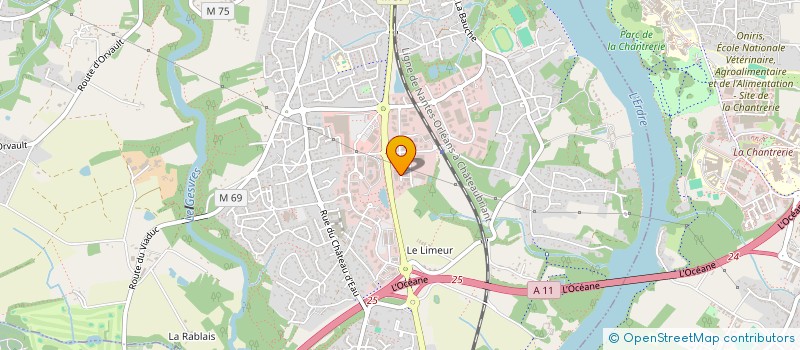 localisation de l'entreprise GIN IMPRESSIONS à LA CHAPELLE-SUR-ERDRE