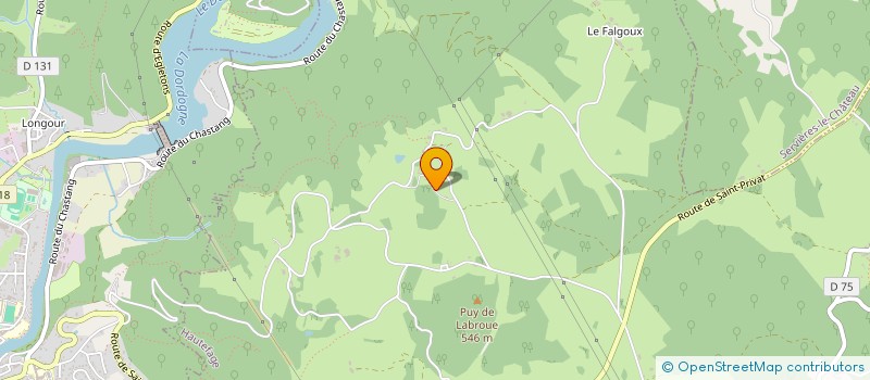 localisation de l'entreprise GIN'OV  HAUTEFAGE