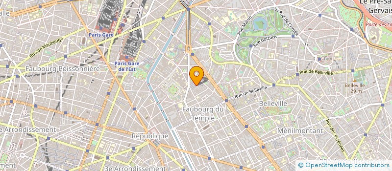 localisation de l'entreprise GINA à PARIS
