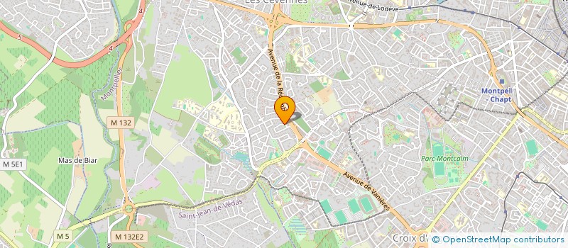 localisation de l'entreprise GINA à MONTPELLIER