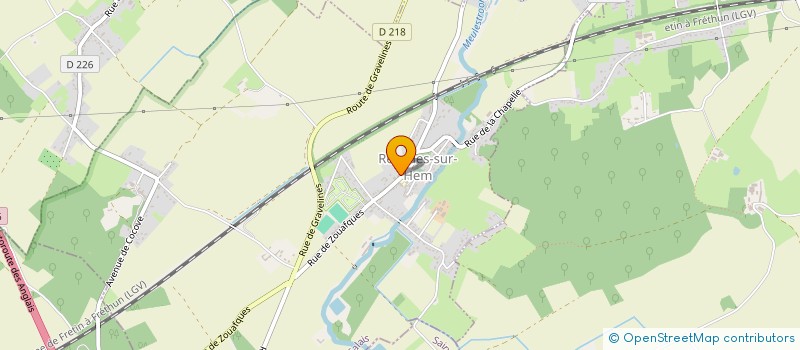 localisation de l'entreprise GINA  RECQUES-SUR-HEM