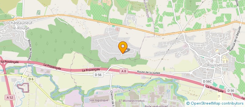 localisation de l'entreprise GINA  CHATEAUNEUF-LE-ROUGE