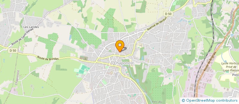 localisation de l'entreprise GINA IMMOBILIER  CHAPONOST