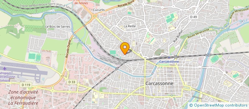 localisation de l'entreprise GINA RUPP à CARCASSONNE