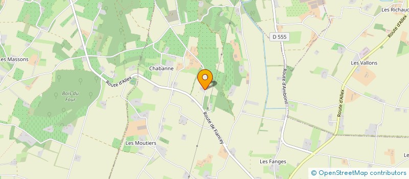 localisation de l'entreprise GINADIR  ALLEX