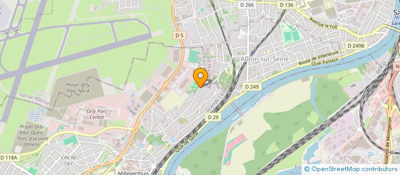 localisation de l'entreprise GINANDGER à ATHIS-MONS