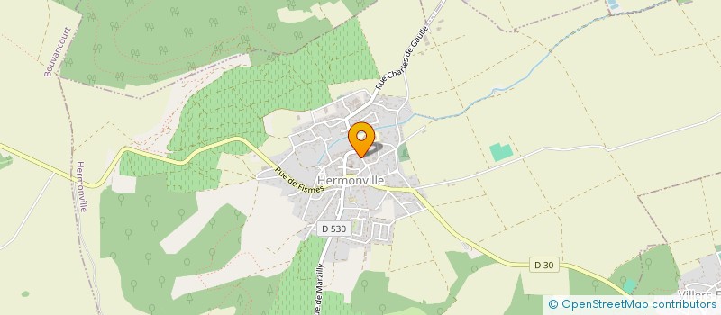 localisation de l'entreprise GINARD à HERMONVILLE