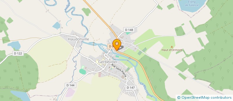 localisation de l'entreprise GINAT à GERBEVILLER