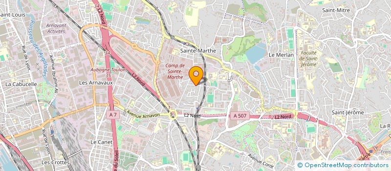 localisation de l'entreprise GINDRE BATIMENT SERVICES à MARSEILLE