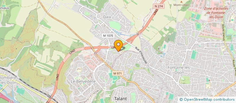 localisation de l'entreprise GINDRE BOOKING à DAIX