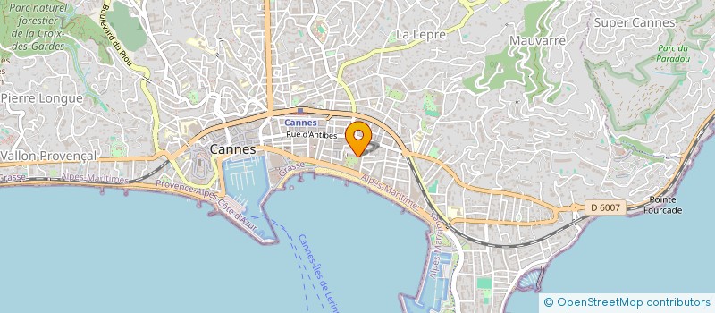 localisation de l'entreprise GINEFRA  CANNES