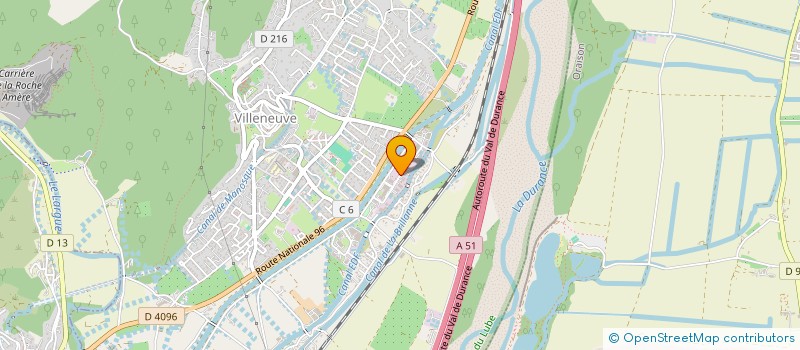 localisation de l'entreprise GINEFRI BTP  VILLENEUVE