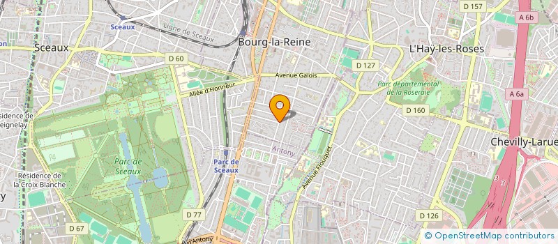 localisation de l'entreprise GINELLA à BOURG-LA-REINE
