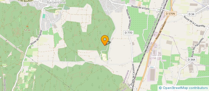 localisation de l'entreprise GINEPC  BARBENTANE