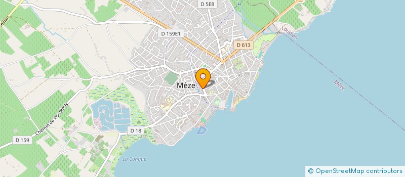 localisation de l'entreprise GINER à MEZE