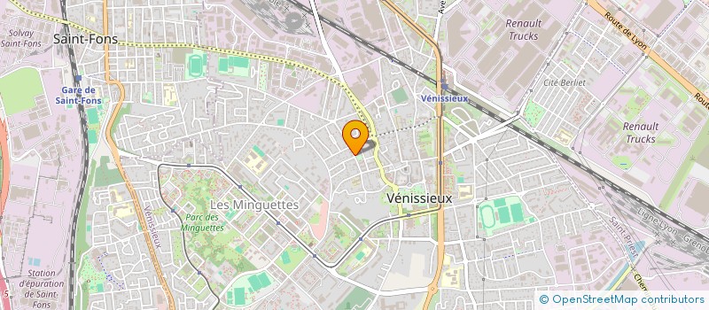 localisation de l'entreprise GINER CLIMATIQUE à VENISSIEUX