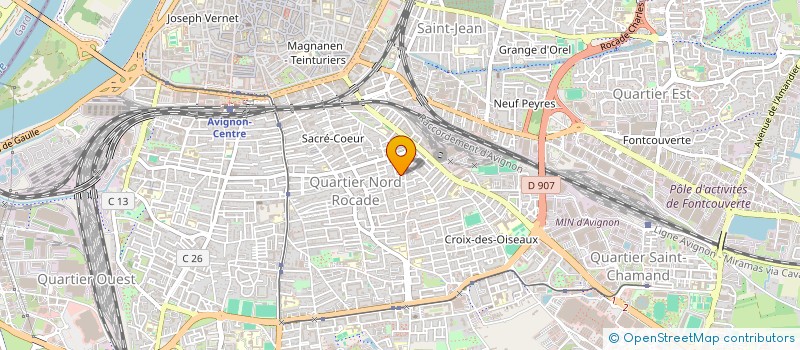 localisation de l'entreprise GINER ET COMPAGNIE  AVIGNON