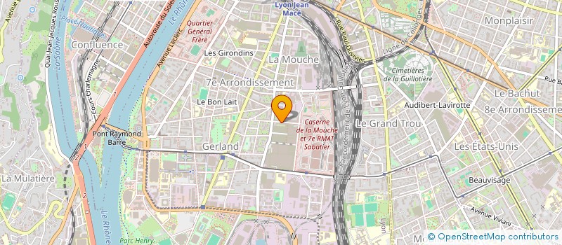 localisation de l'entreprise GINER ROBLES à LYON