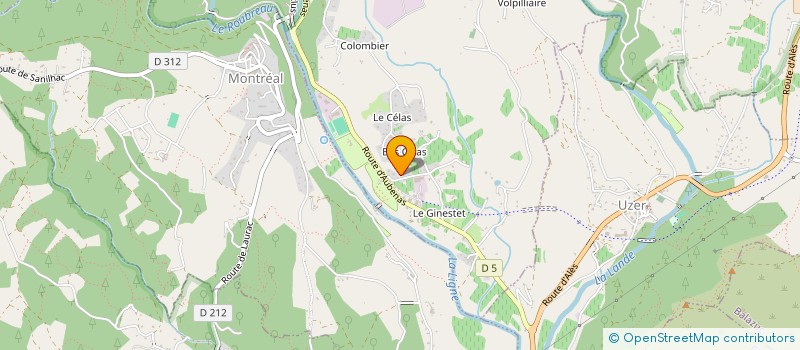 localisation de l'entreprise GINESTE MONTELIMAR à LARGENTIERE