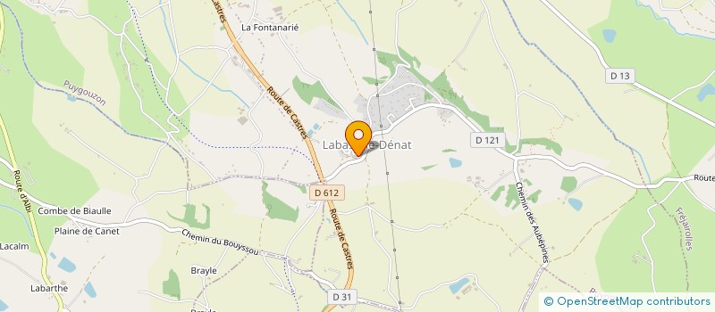 localisation de l'entreprise GINESTET CROS  LOMBERS