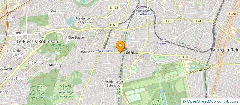 localisation de l'entreprise GINESTET-LEPETIT à SCEAUX